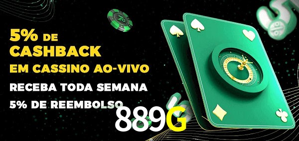 Promoções do cassino ao Vivo 889G